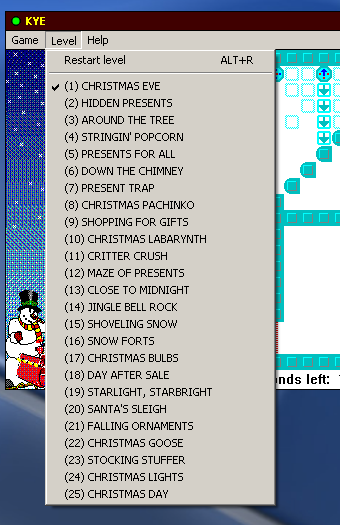 Xmas Kye (1) Levels